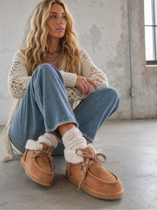 Very G Shoes - NIB Brand New In Box Very G Cherilyn 2 Vegan Suede Faux Fur Slippers Booties